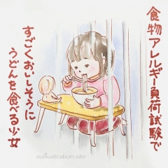 食物アレルギー負荷検査入院