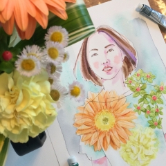 誕生日の自画像
